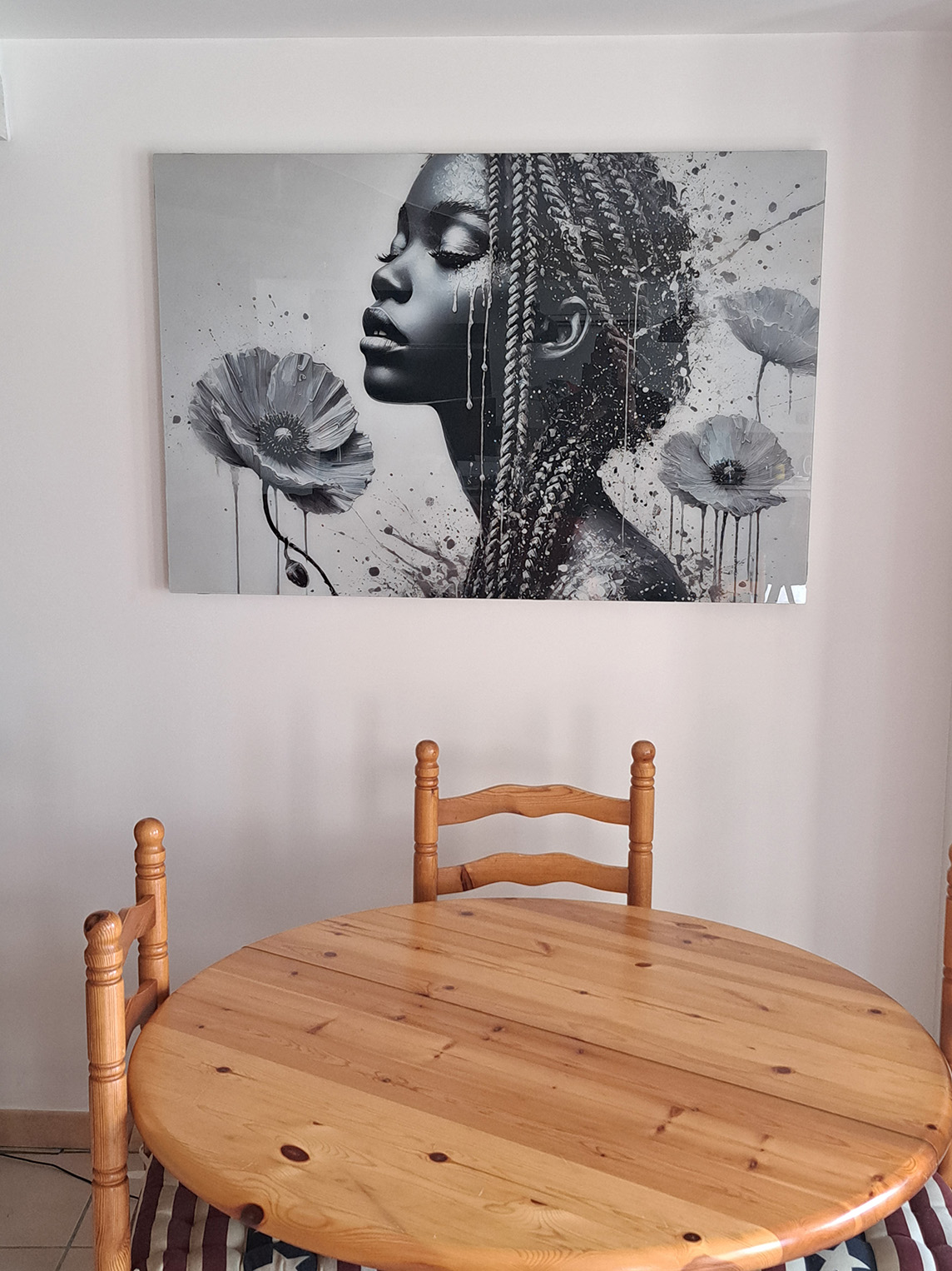 Panneau photo Inspire installé chez un client