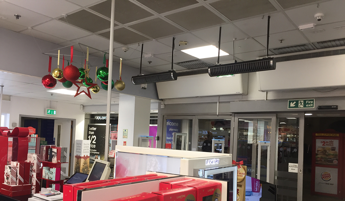 Le chauffage Aspect XL dans le magasin Boots