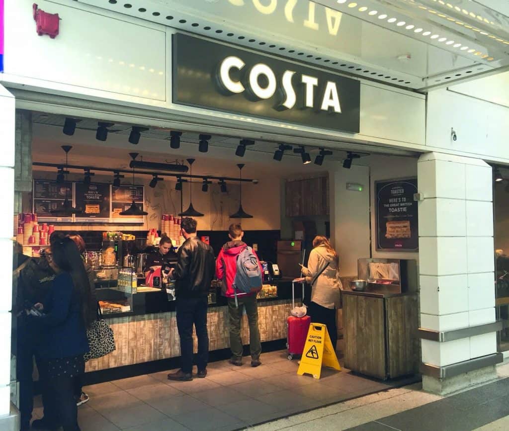 Costa Coffee Liverpool Street - avec Aspect XL3
