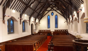 Chauffage infrarouge Manhattan installé dans une église