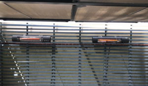 Chauffe-patios noir California