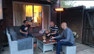 Herschel Colorado chauffant l'espace extérieur du patio