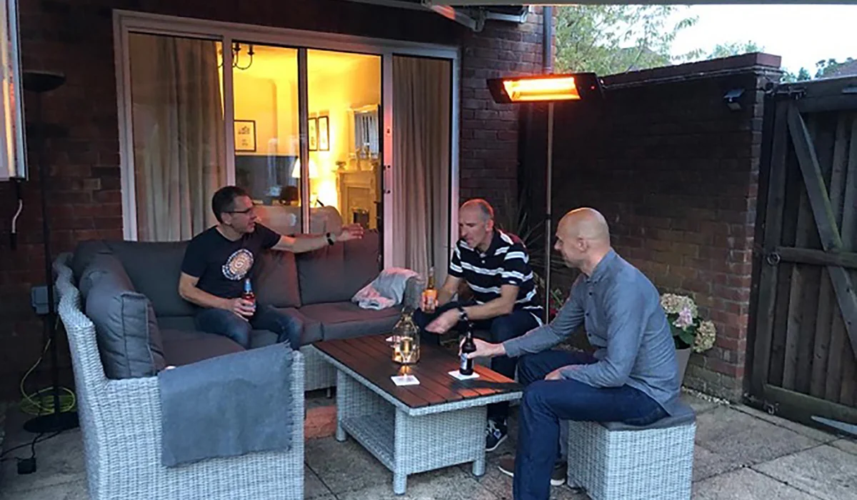 Herschel Colorado chauffant l'espace extérieur du patio