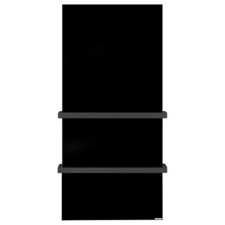 Chauffe-serviettes Select XLS en verre noir