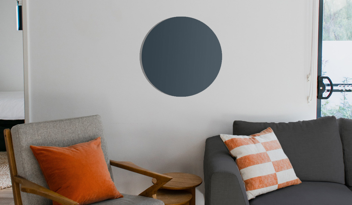 XLS Rond Gris Fixation murale