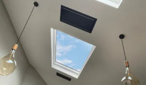 Krystal Noir avec montage encastré au plafond pour une finition contemporaine et affleurante