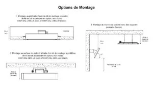 Krystal options de montage