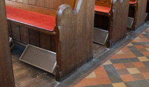 Chauffage sous le pont debout