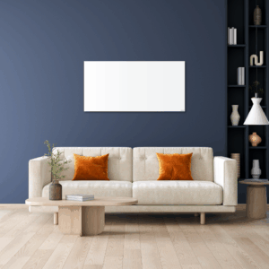 Panneau de confort installé dans un espace de vie moderne