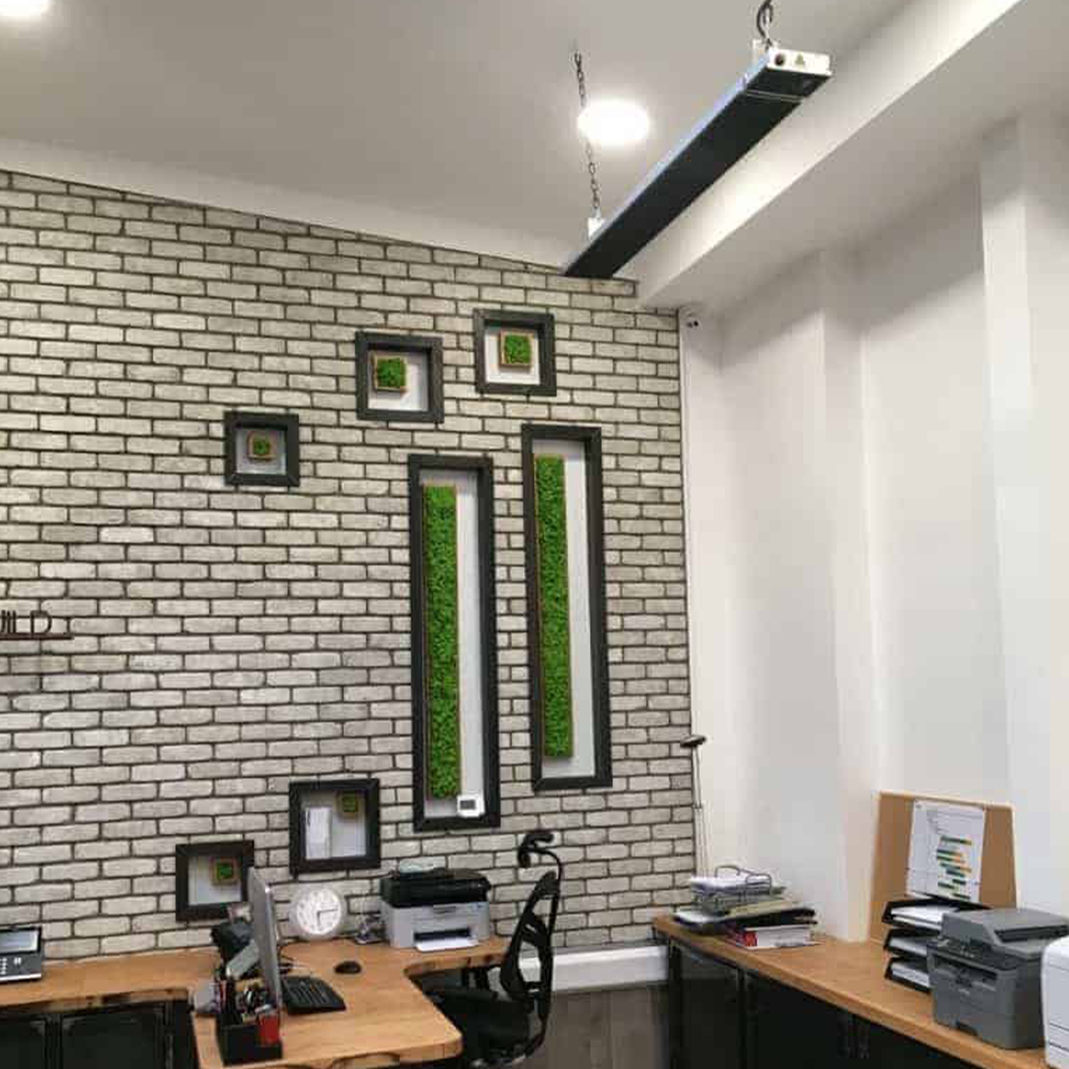 Chauffages Black Summit au bureau