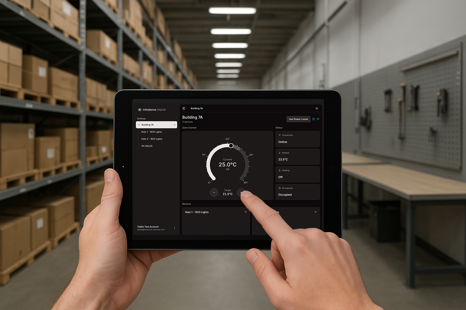 Contrôles InfraSense