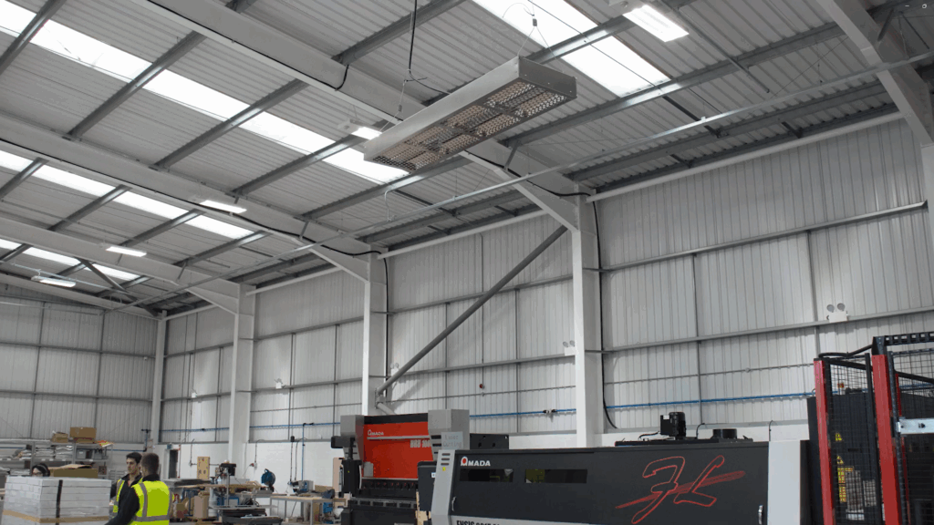 Chauffages d’entrepôt